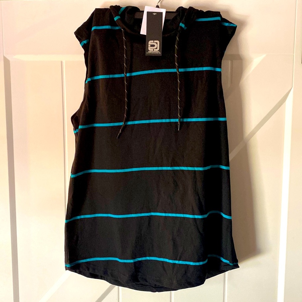Mens hooded tank top